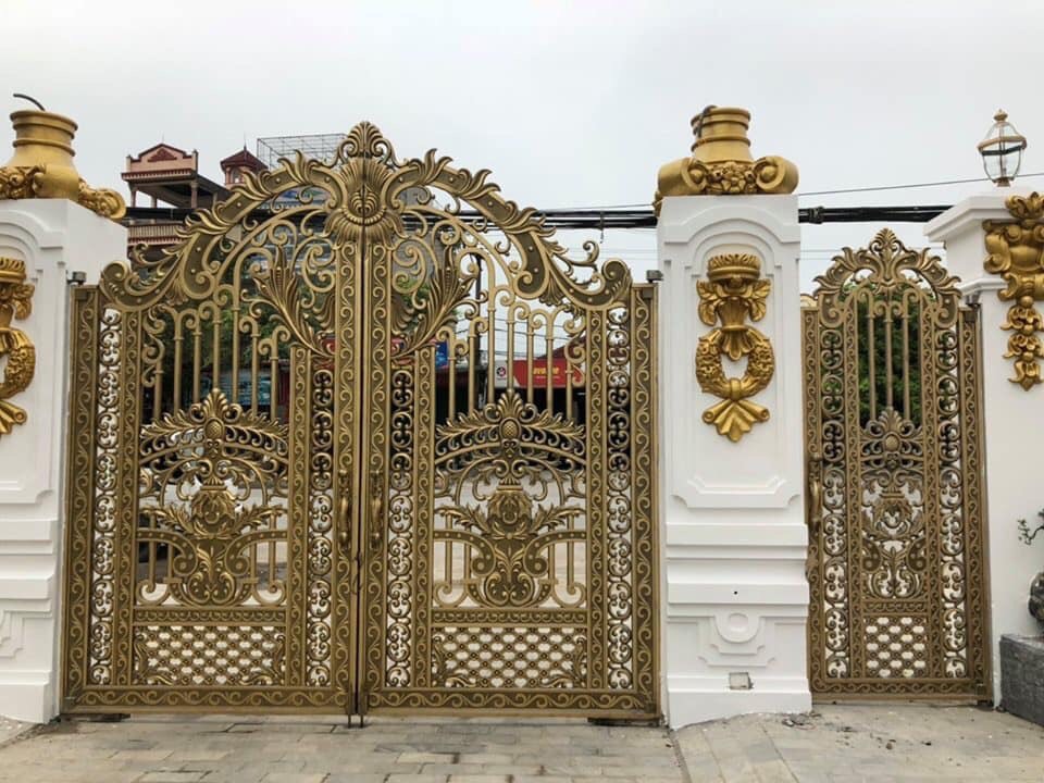 CỔNG NHÔM ĐÚC MẪU C-102